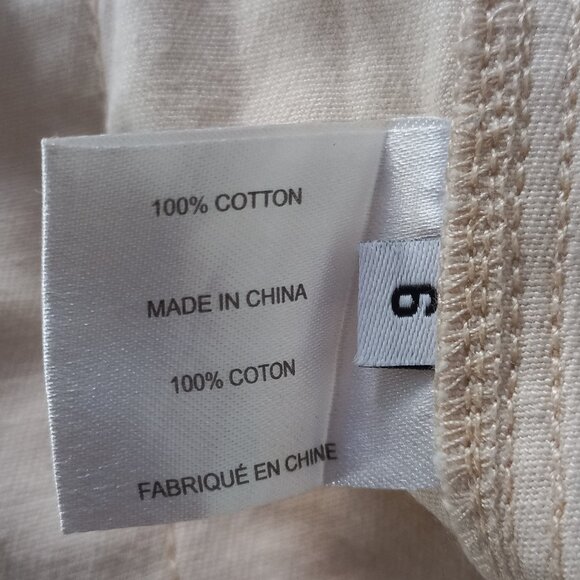 PROENZA SCHOULER WHITE LABEL cream cotton wide leg jeans - Picture 11 of 11